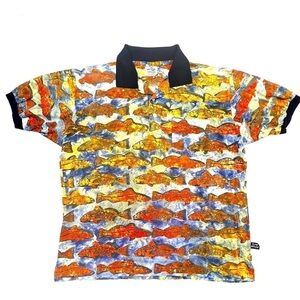 RUM REGGAE Size L Short Sleeve POLO SHIRT